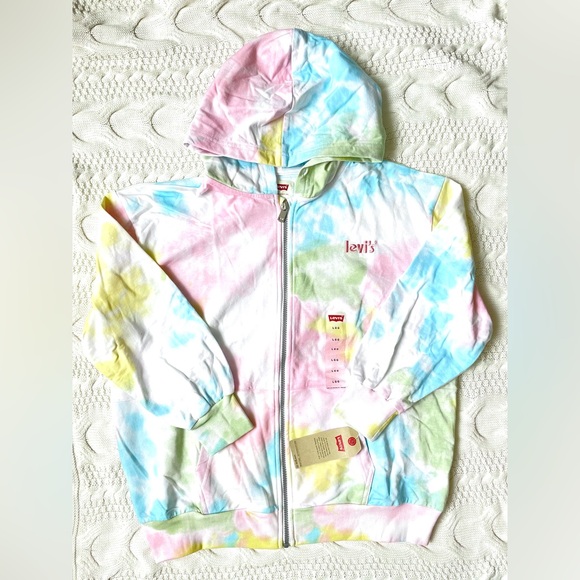 Levi's Other - NWT LEVI’S girl’s tie dye zip hoodie